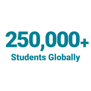 250,000 Students Globally 250,000 Students Globally