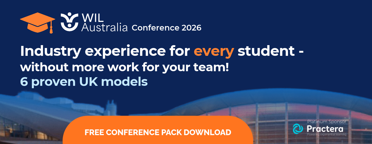 WIL Conference Australia 2026 Platinum Sponsor Practera WIL Conference Australia 2026 Platinum Sponsor Practera